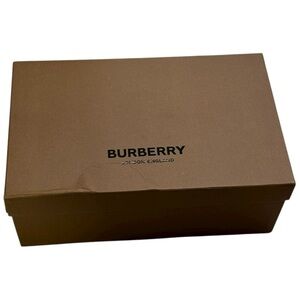 Burberry Designer Shoe Box | Brown Logo Box | 14x9x5.5”